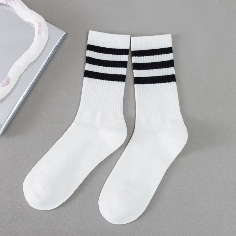 Men's Cotton Knee Socks, Demi-Season Breathable, Deodorized & Sweat-Absorbent, One Size