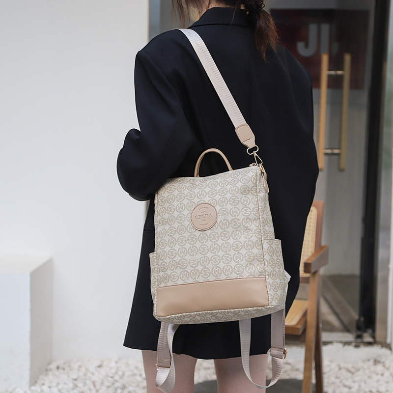 2023 estilo de invierno de alta calidad estilo coreano casual de gran capacidad mochila versátil viaje de doble uso transfronterizo