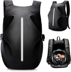 サイクリングバックパック、オートバイヘルメットバックパック、女性オートバイライダーバッグ、防水トラベルバッグ、男性大容量