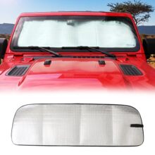 适用于20182023款JeepJLU4XE GladiatorJT的前窗遮阳帘汽车遮阳挡