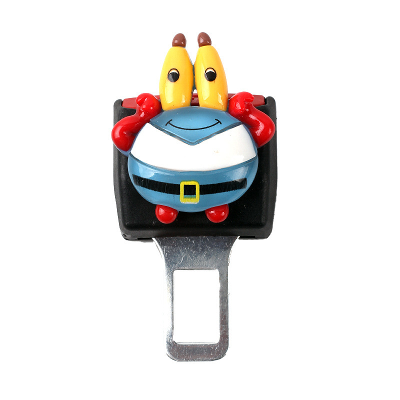 Inserción de coche con bayoneta par con dibujos animados lindo enchufe de Bob Esponja conector de extensión hembra pequeño caracol