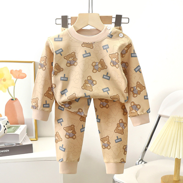 Keep warm children's cotton set for boys