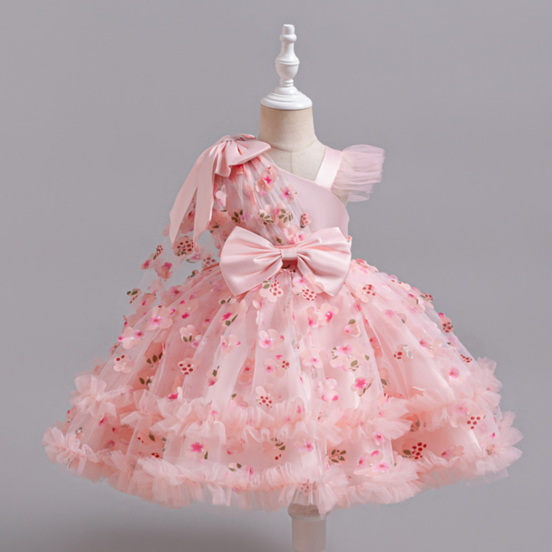 Cross-border Girls' Dress Princess Dress Girls' June 1 Host Performance Costume Niche Design Sense dress