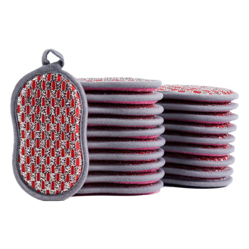 La esponja para lavar platos de cocina no duele la almohadilla para fregar el hogar paño de limpieza de doble cara cepillo olla paño para lavar platos paño mágico de doble cara