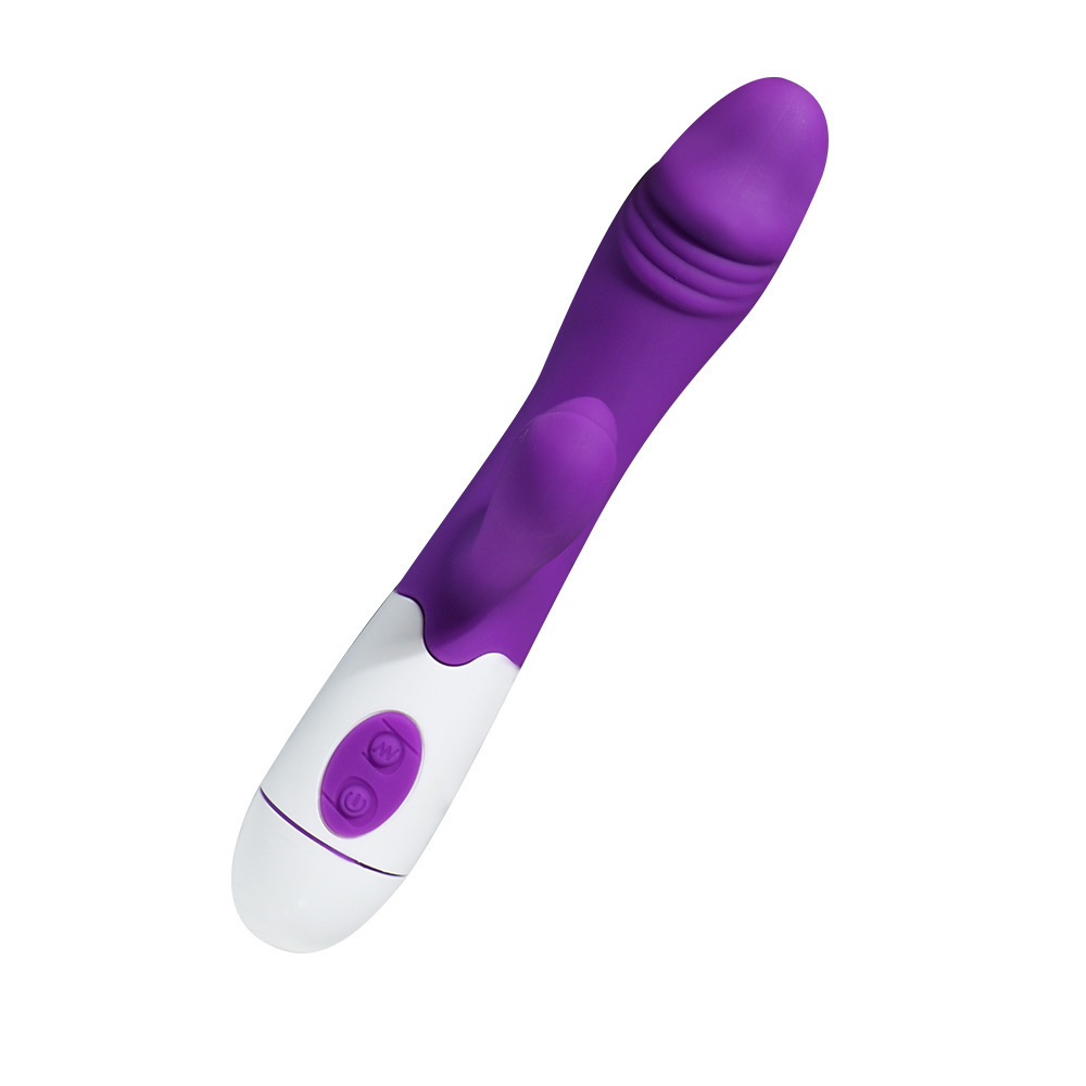 Jiuai G-Spot Vibrator for Women, Silicone Rechargeable Strong Vibration Adult Toy, Rose Red — detail image 11