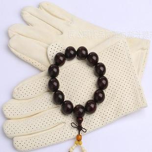 Suede Wen Play Gloves Several Leather Plate Beads Breathable Pear Bodhi Red Sandalwood Star Moon Antique Youshi Gloves Wholesale