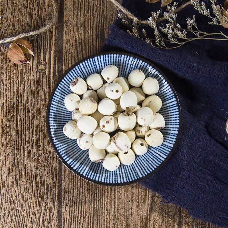 White Lotus Seeds Bai Lian Zi 500g Coreless Dried Nelumbo nucifera Seeds for Soup Congee and Herbal Tea overview