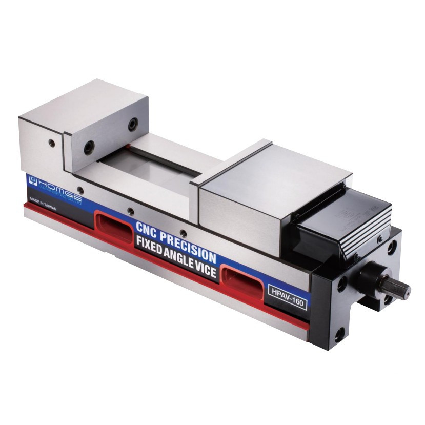 台湾恒佶HOMGECNC开口精密角固式虎钳HPAV-130,160,160L,20高精度