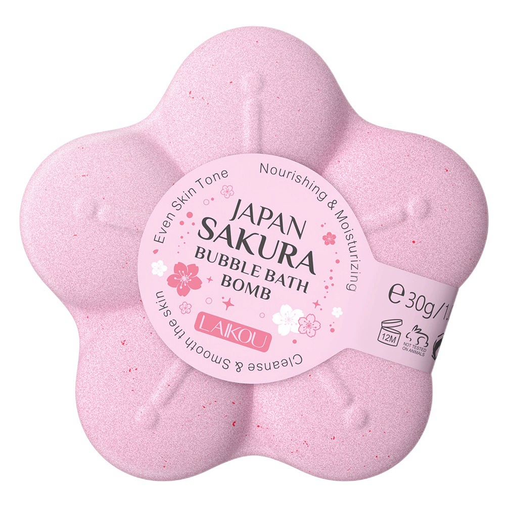 Трансграничный Likome Япония вишневый пузырь взрыв соль для ванн 30 г для очищения тела увлажняющий увлажняющий завод спот оптом