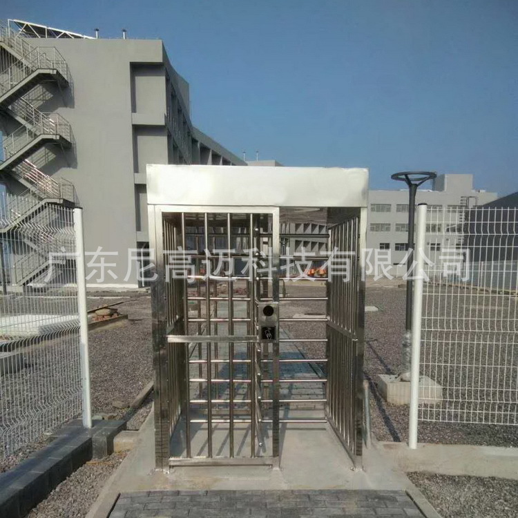 厂家直供全高单向转闸小区工厂车站进出口电动旋转门刷卡指纹辊匝