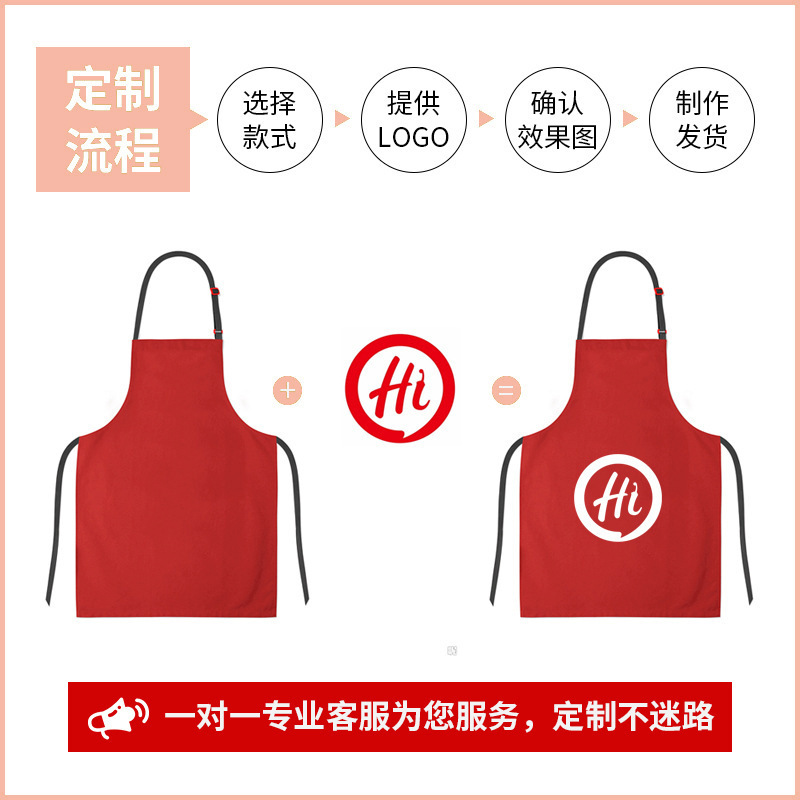 {8395 人のコレクション} ロゴを印刷できる工場カスタマイズされた防水および耐油エプロン ソースメーカー キッチン ホーム エプロン|undefined