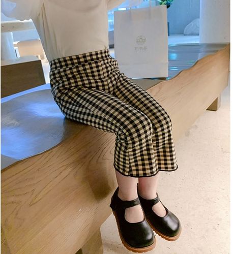 Girls pants letter slim leggings trousers 24 autumn new style foreign trade children's clothing one piece drop shipping 3-8 years old