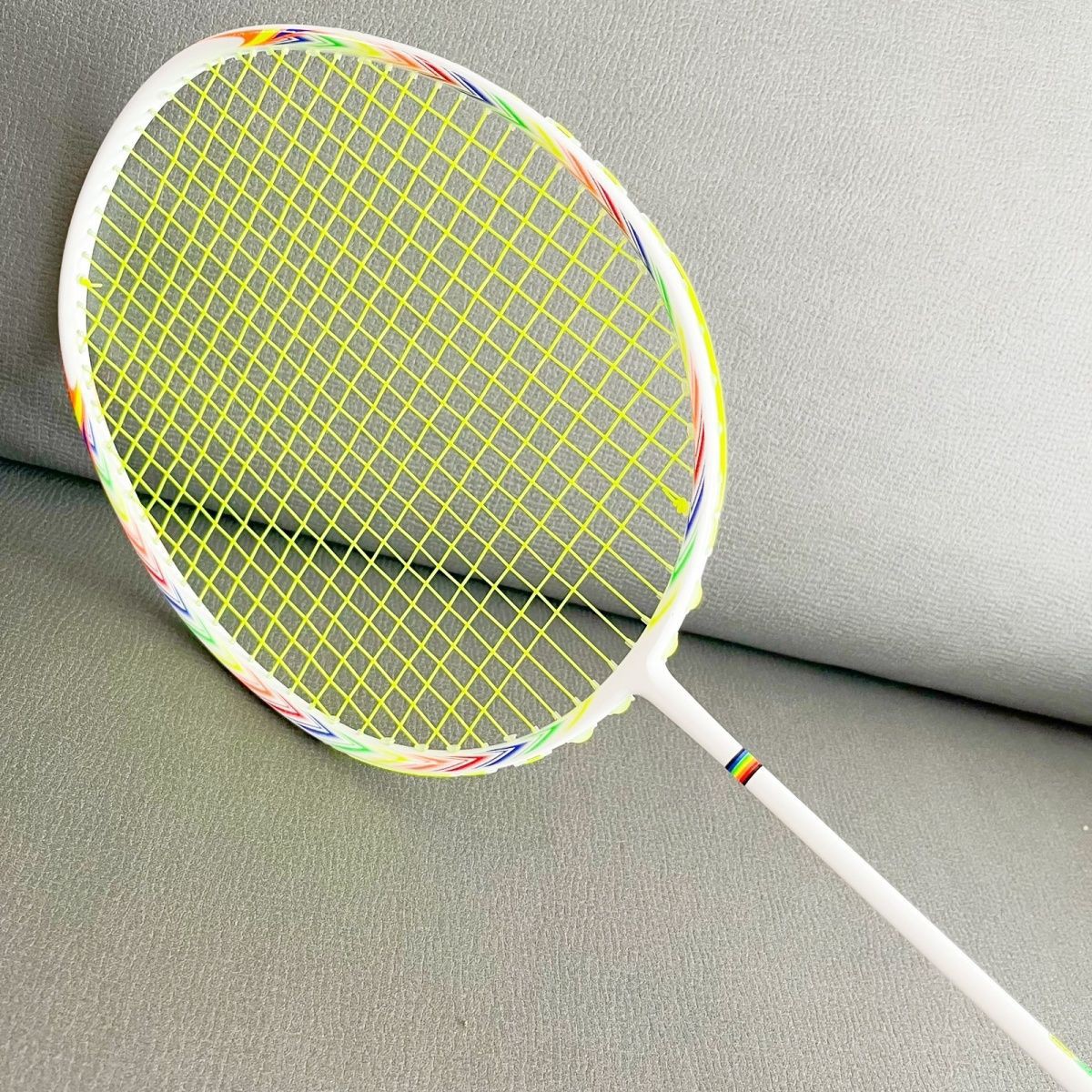 Balanced Blade Badminton Racket Single Shot Full Carbon Carbon Fiber Ultra-Light and Resistant Training Elasticity