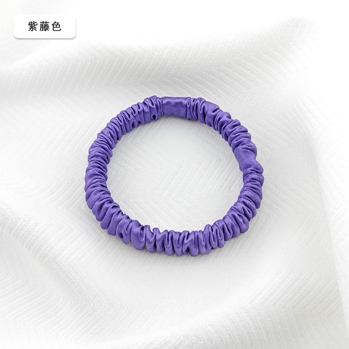 19 mm mm 1 cm anillo de cabello de seda 100% anillo de cabello de seda pequeño tocado de cabello de cuerda de seda de alta calidad anillo de cabello de intestino delgado