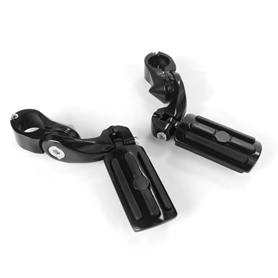 Brackets, Harley Indian Accessories, Motorcycle pedals - 4-pedals-black-large-pedal-ring-black