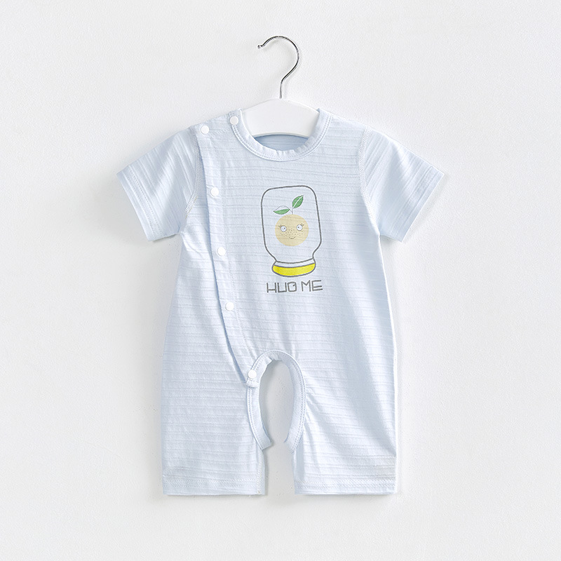 Bebé mono verano delgado de manga corta Niño mameluco Super lindo aire acondicionado recién nacido Ropa niños y niñas Bebé Ropa de verano