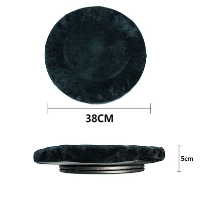 360 Degree Sponge Rotating Seat Cushion Home Office Stool Chair Cushion Thickened Non-Damping Car Rotating Cushion (Multi-function pad) - d38h5cm-simple-style-a-super-soft-fabric-eva-sponge-pp-sponge