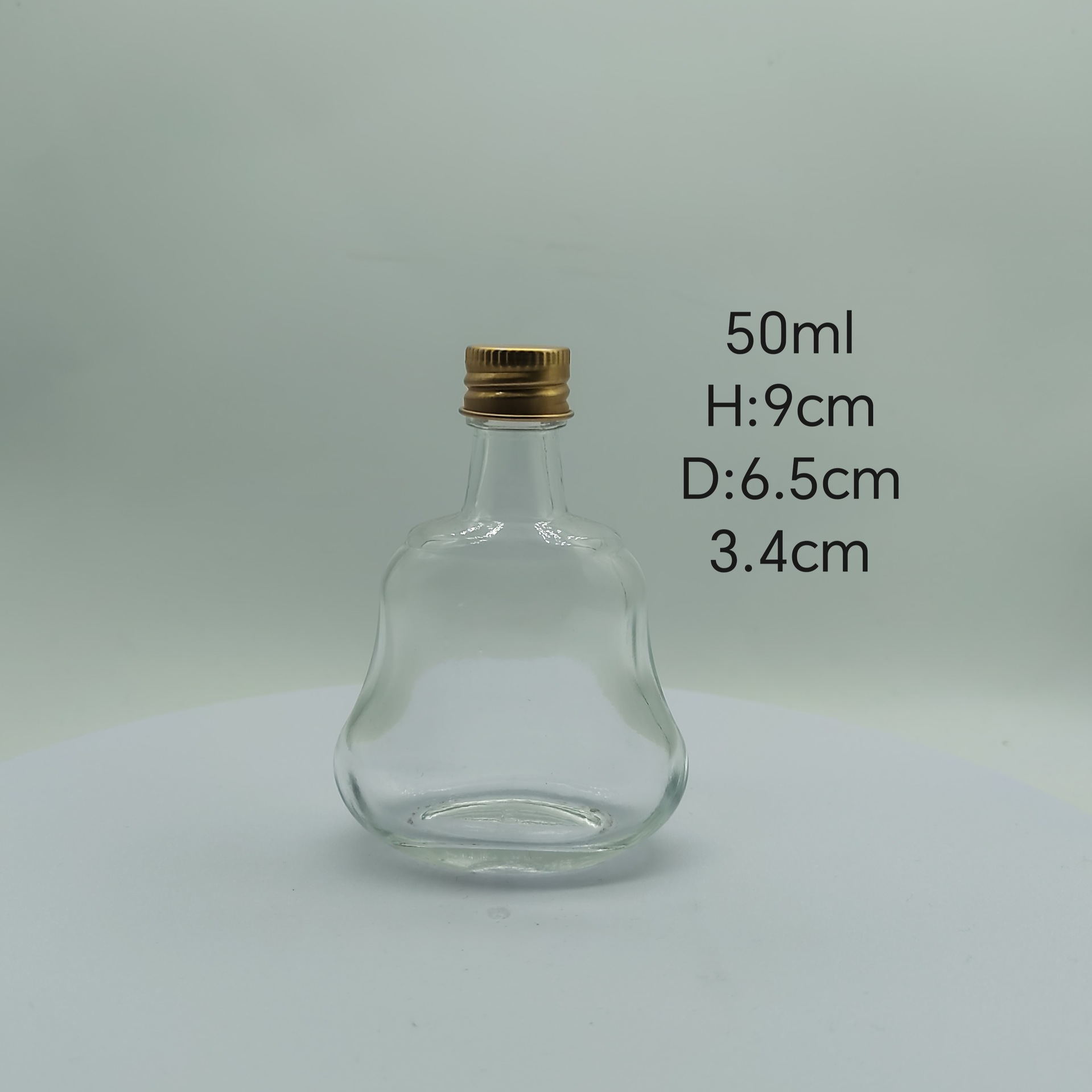 Botella de vino pequeña al por mayor, botella vacía, vidrio transparente grueso 50ml, vino de elaboración propia, vino, vino blanco, botella de vino subenvasada