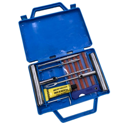 Other Automotive Safety Supplies – Car vacuum tire repair - alloy-blue-plastic-box-set-of-12-pieces
