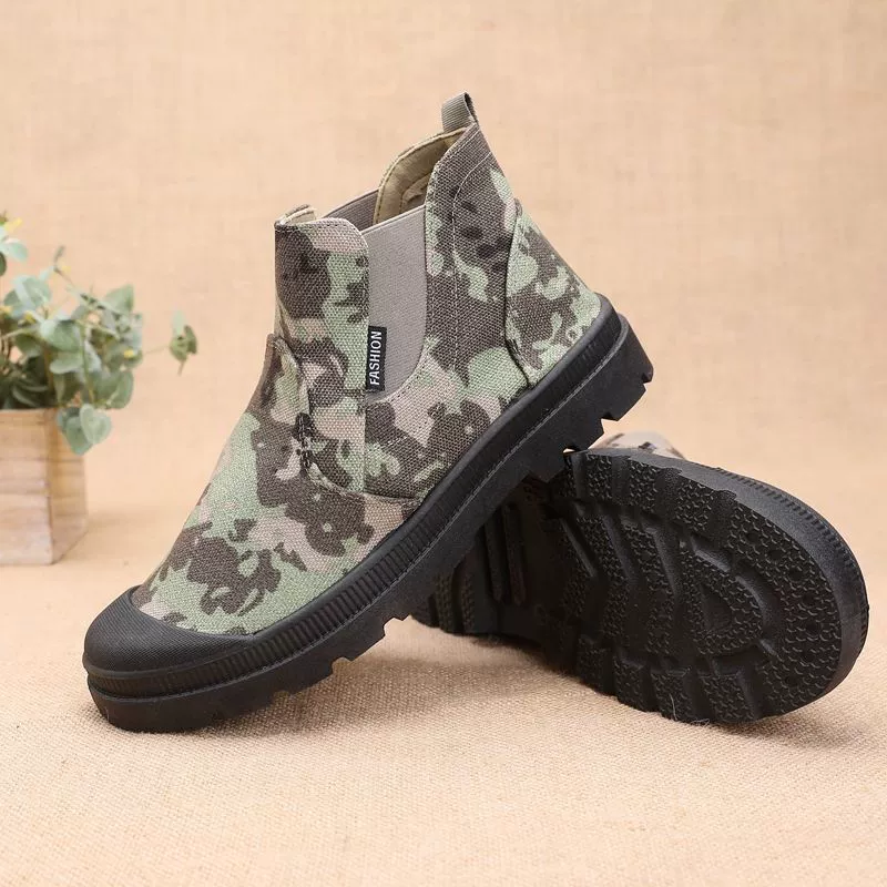 Уличная обувь с высокой талией, износостойкая, грязеотталкивающая, легкая, удобная и дышащая, походная обувь для бездорожья, обувь для водителя, рабочая обувь, мужская обувь