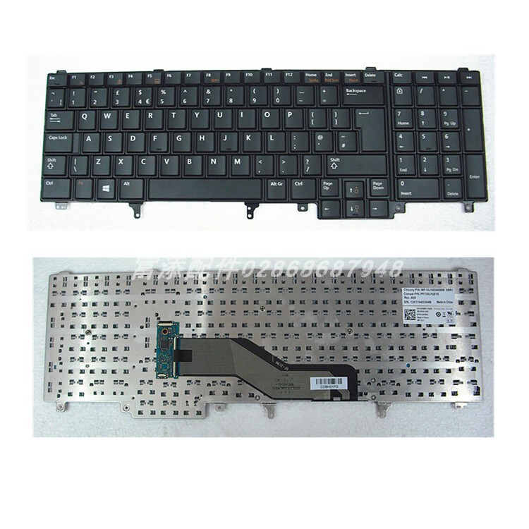 For Dell E6520 E5520 M4600 M6600 E5530 E6530 keyboard M4700 M6700 For Dell E6520 E5520 M4600 M6600 E5530 E6530 keyboard M4700 M6700