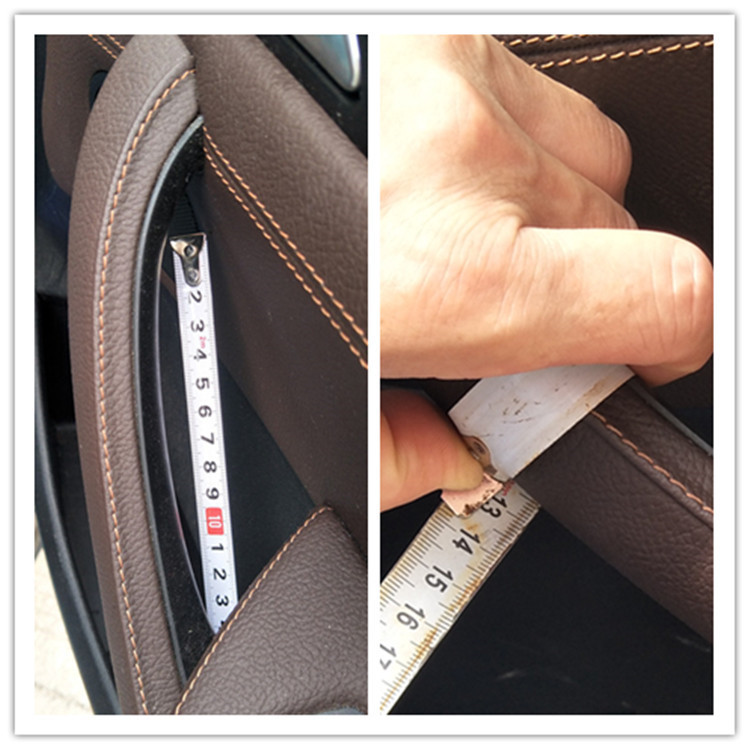 Car Door Inner Handle Gloves, Wear-Resistant Scratch Protective Cover, Nappa Leather All-Season Car Door Roof Handle Protective Cover