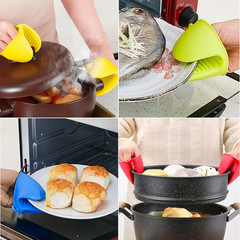 Anti-scald gloves microwave oven insulated hand clips high temperature resistant oven insulated gloves non-slip anti-scald hand clips wholesale