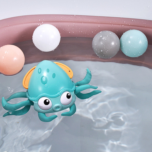 Octopus Walking Gear, Octopus Swimming Gear, Water Chain Baby Bathroom Bath Tub Toy