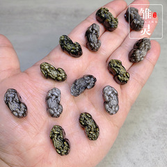 雛靈貔貅 廠家直銷黑曜石 金曜石 銀曜石 天然水晶雕刻件DIY配件