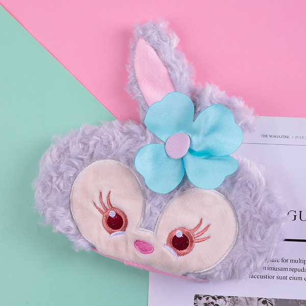 Cartoon cute adjustable sleep mask for office
