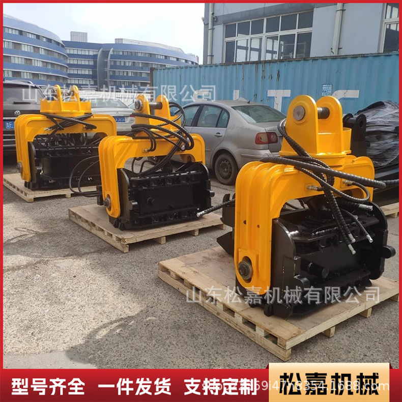 máquina de pilotes fotovoltaicos de excavación mejorada máquina de pilotes de chapa de acero máquina de pilotes de cemento excavadora de vibración de alta frecuencia máquina de pilotes hidráulicos máquina de pilotes