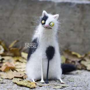 ���Q��Ĭ��������Wool  Felt Familiars��ë��С�����Ȥ�ֹ���ż