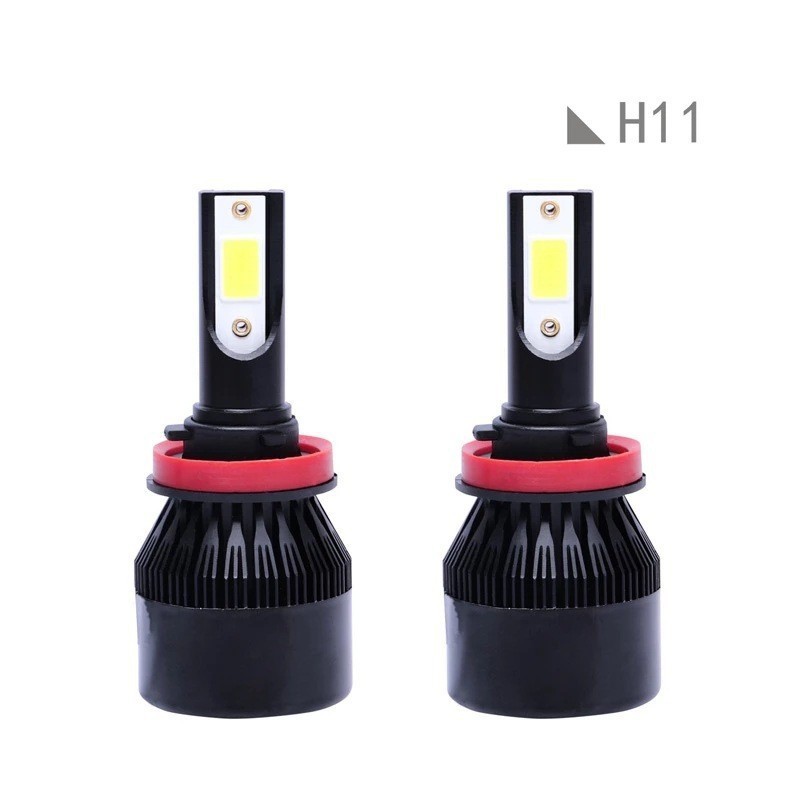 Tcyato Factory Direct Supply Black C6 Led Car Headlights Black H79005 H11H4 Led Car Light Bulbs