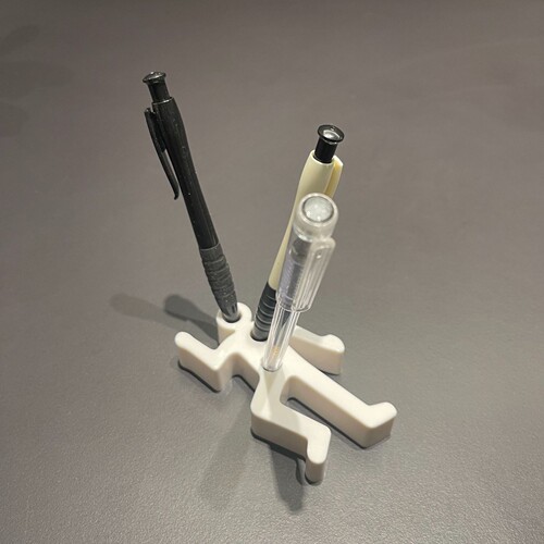 Cross-border independent website hot-selling Crime Scene Pen Holder interesting crime scene humanoid pen holder