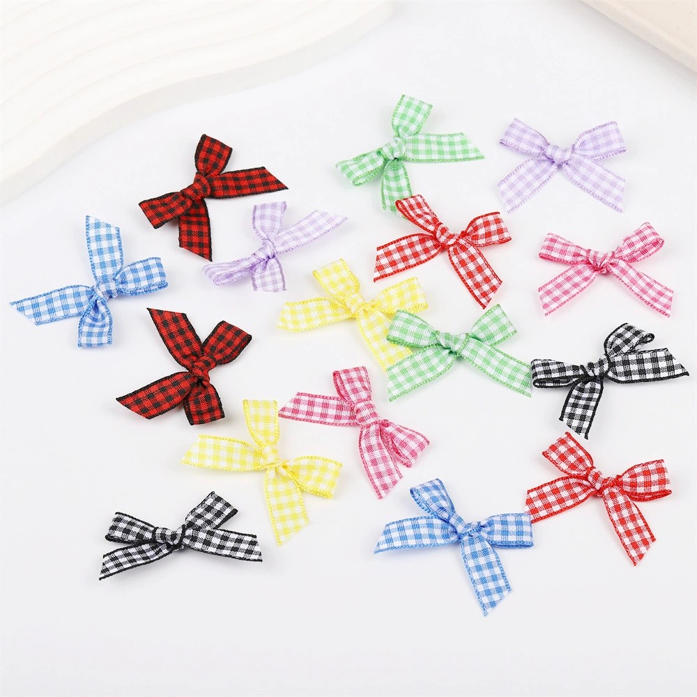 1 см клетчатая одежда с бантом, нижнее белье, детская одежда, аксессуары, лямки с узором «гусиные лапки», готовые аксессуары с бантом, оптовая продажа