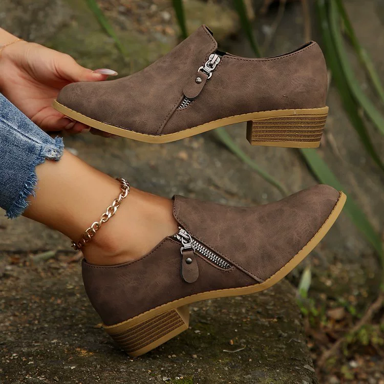 Внешняя торговля большой размер ретро стиль челси сапоги 2024 осень-зима новая боковая молния