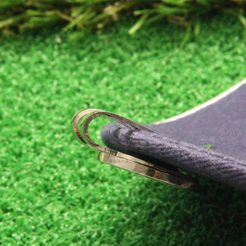 新ゴルフ磁気キャップ付き取り外し可能なボールマーク2種類のオプションゴルフアクセサリ用品の金属材質