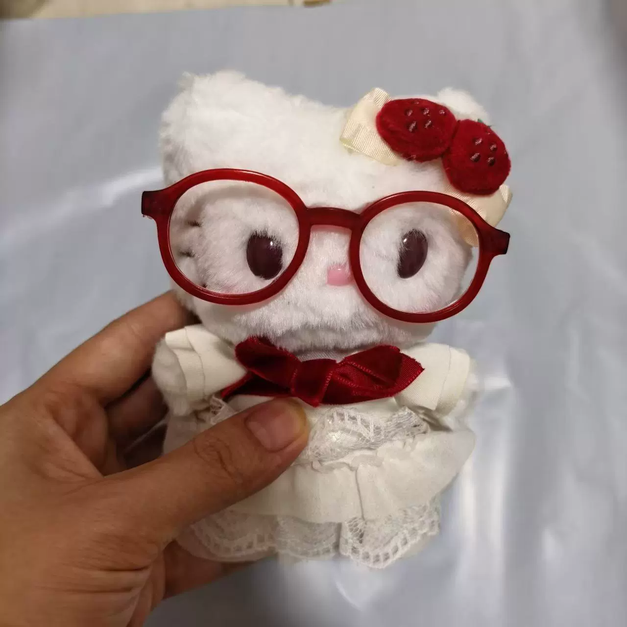 Плюшевый брелок (Sanrio) Hello Kitty, плюшевая кукла-талисман, размеры 10–16 см