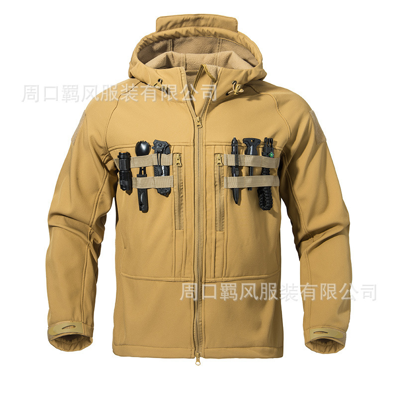 Tolerant 2Nd Generation Assault Jacket Men's Outdoor Assault Soft Shell Jacket Autumn and Winter Waterproof and Windproof Mountaineering Jacket