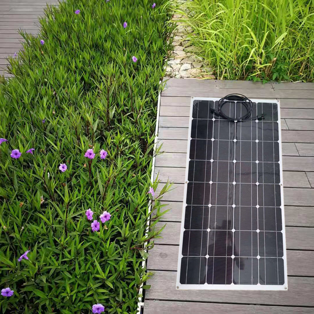 柔性太阳能电池板单晶太阳能发电板太阳能充电板工厂直销|ru