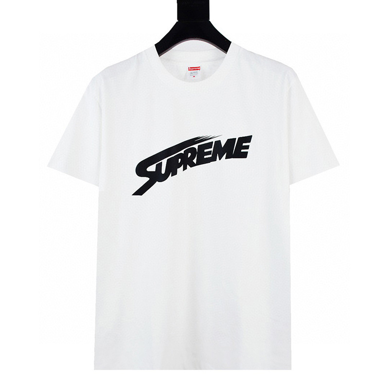 ヘビーウェイトクロスボーダー アメリカンファッション Supreme レタープリント Tシャツ BOX ラウンドネック 半袖 メンズ レディース ゆったり カジュアル Tシャツ 男女兼用
