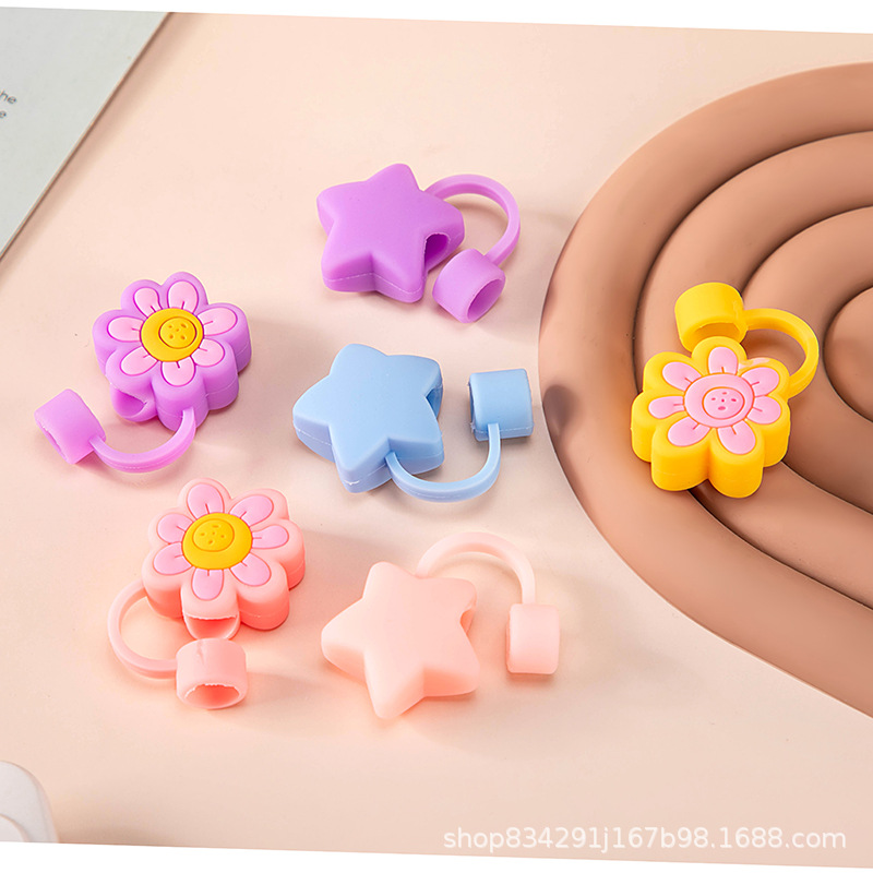 Taza de agua Stanley 40oz de silicona tapa de paja 10mm cubierta de paja de vidrio 9.5mm