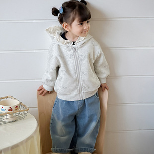 Baby Clothes, Outwears, Autum Clothes for Baby Girls, Cute and Stylish One-Year-Old Girls, Infants and Young Children, Spring and Autum Korean Style New Tops