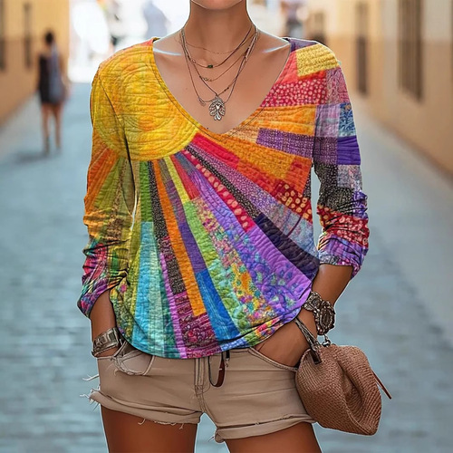 2025 Amazon Cross-border Bestselling 3D Digital Printing Sun Pattern Multicolor Men's Hoodie Graffiti Style Bright Color