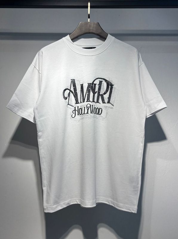 貿易クロスAm新文字クラシックプリント半袖男女同型カップルTシャツiri夏高iri製品タイプ|undefined