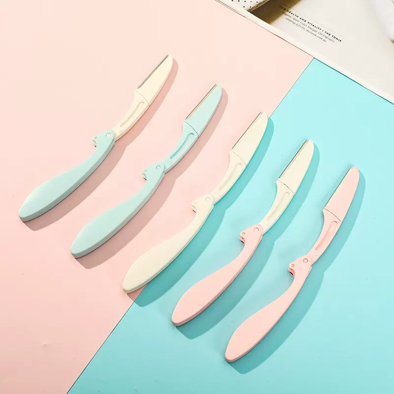 修眉刀微距安全型折叠刮眉刀女防刮伤初学者套装美妆工具