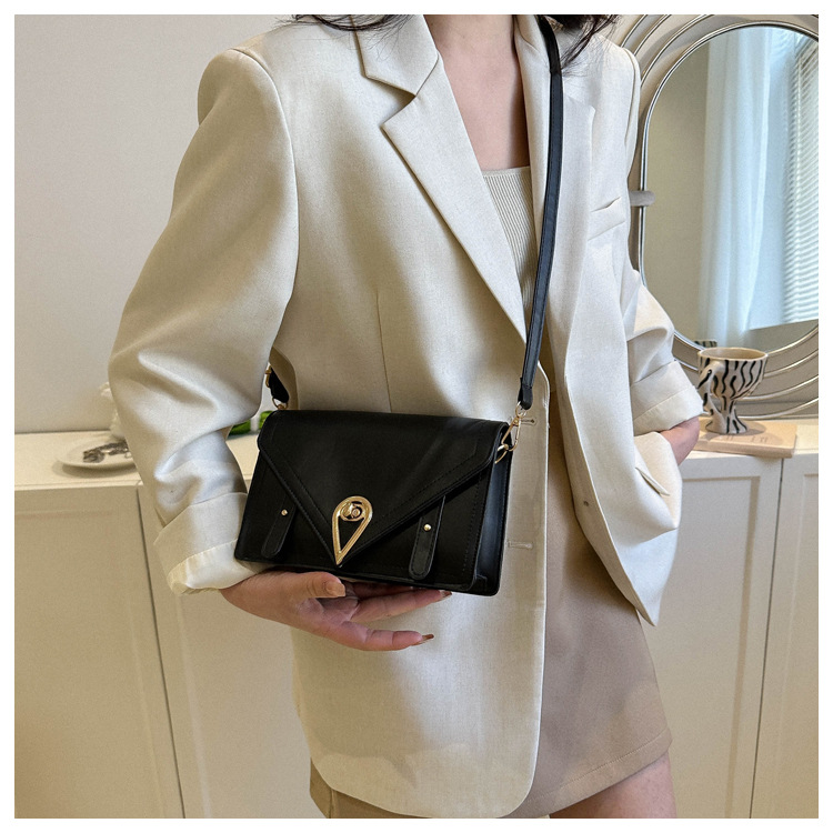 Taschen Nischendesign für Damen 2023 Neue trendige und modische Autonähte Einzelschulter mit High-End-Schnalle_voghion.com