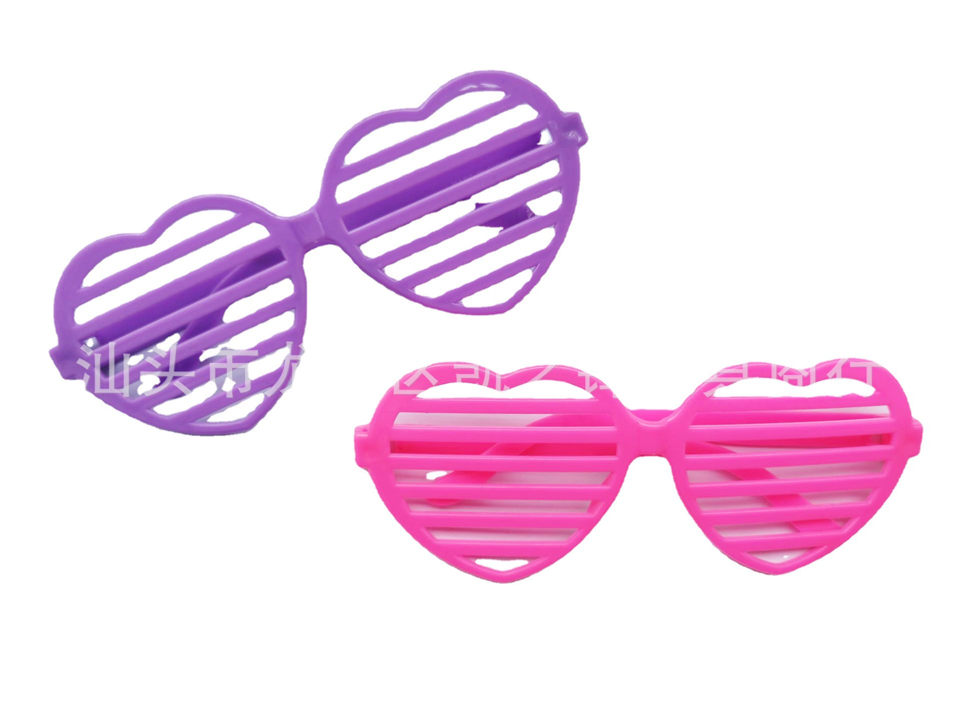 Трансграничные детские игрушки Пластиковые очки в форме сердца на День Святого Валентина Жалюзи для любви Персиковая Свадьба Глаза в форме сердца