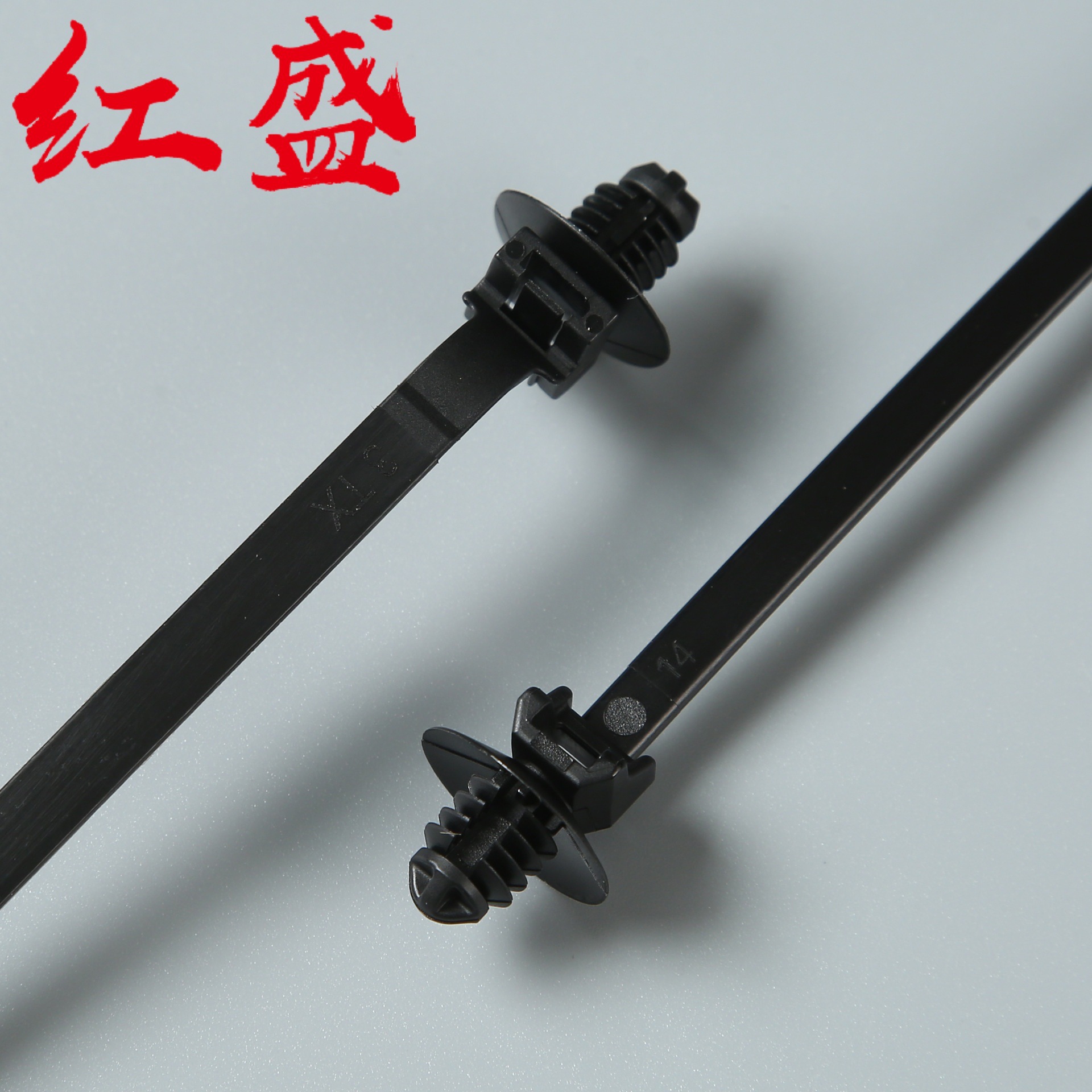 螺纹头汽车螺旋杉树型插销线束捆扎带T128/T50SOSFT6E /TX-180