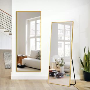 Full-Length Dressing Mirror for Home Use, Wall-Mounted, Suitable for Girls' Bedrooms, Fitting Room, Wall-Mounted, Three-Dimensional, Large, Vertical, Ins-Style Full-Body Mirror